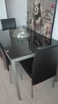 Vendo mesa de cozinha + 4 cadeiras