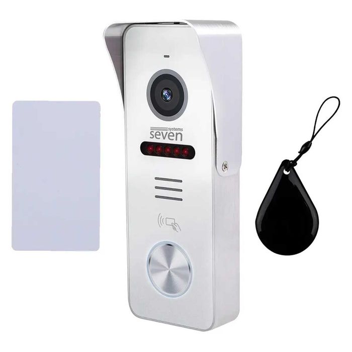 Виклична панель домофону MIFARE SEVEN CP-7503F RFID white