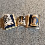 Zestaw kolekcjonerskich porcelanowych naparstków jubileuszowych