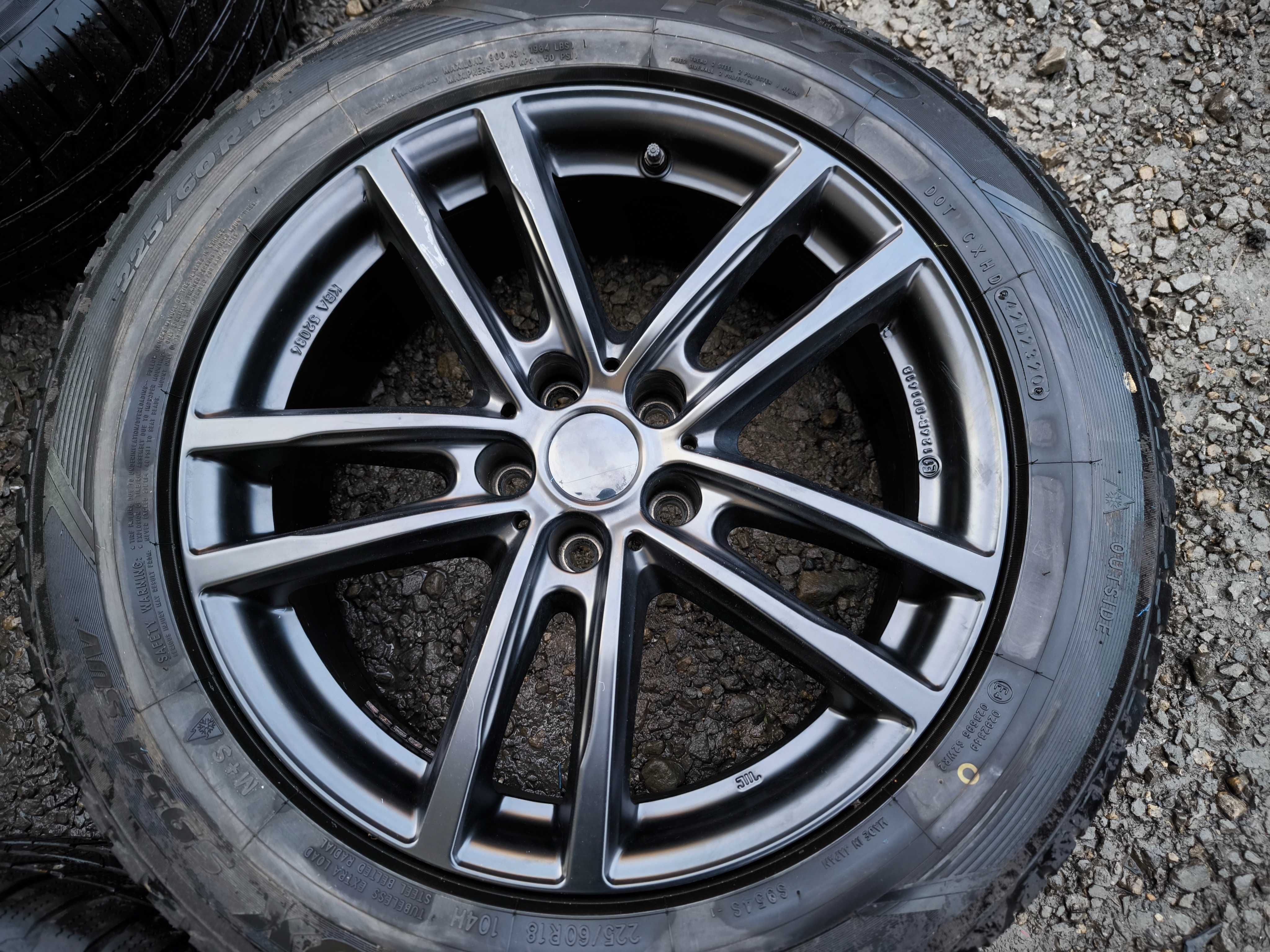 Koła BMW Skoda VW Audi Seat Mercedes 18 cali 5x112 ET 22 Opony 225/60