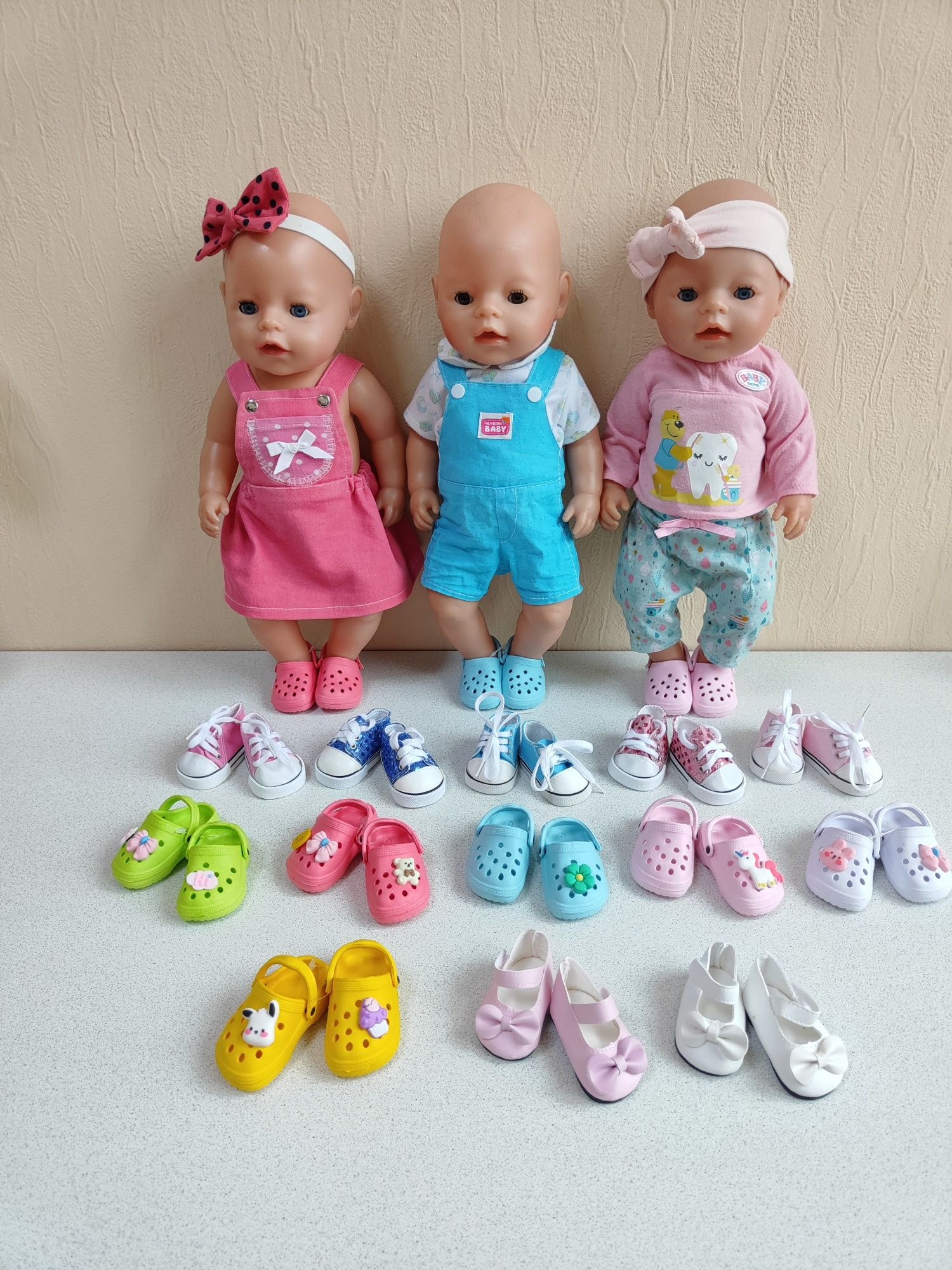 Взуття для ляльок Бебі Борн Baby Born, Reborn, American Doll, Annabell