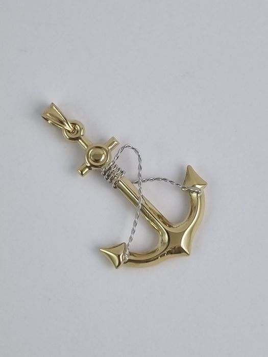 Zawieszka złota kotwica 14k Au.585 nowa unisex