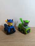 Psi Patrol Transformersy Chase Rocky Transformers pojazdy roboty