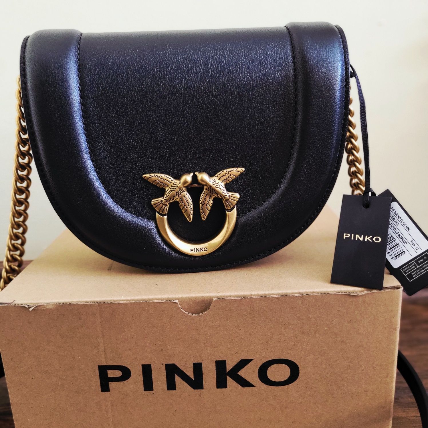 Torebka Pinko love round click mini