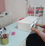 Apoio de braços para manicure
