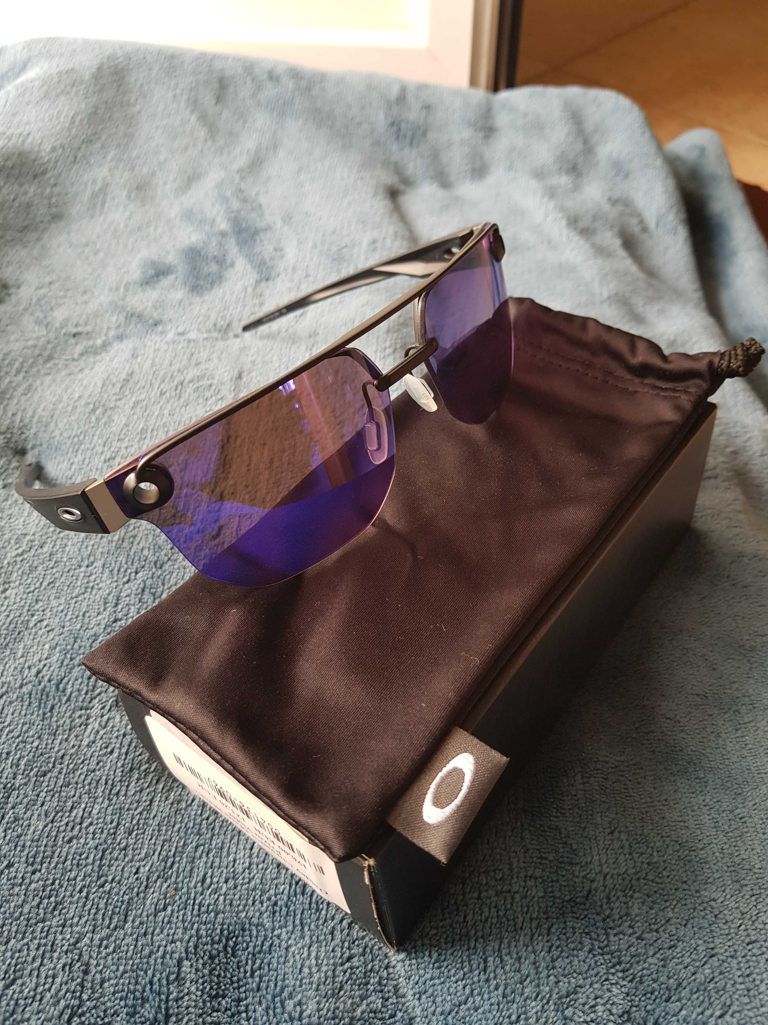 Oakley Chrystl Matte Black/ Prizm Violet Sunglasses