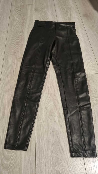 Legginsy skórzane