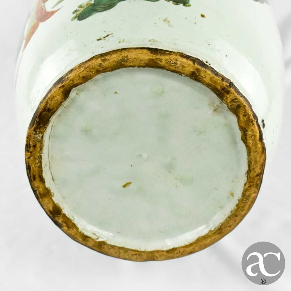 Jarrão Porcelana da China com carateres chineses, finais dinastia Qing