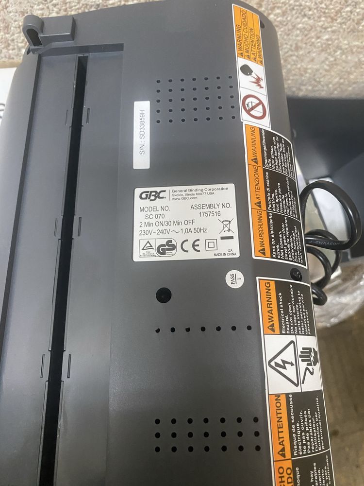 Знищувач паперу GBC ShredMarster SC070
