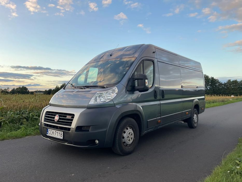 Fiat DUCATO  Fiat Ducato MAXI L4H2 3.0 180KM polski salon 2x drzwi przesuwne