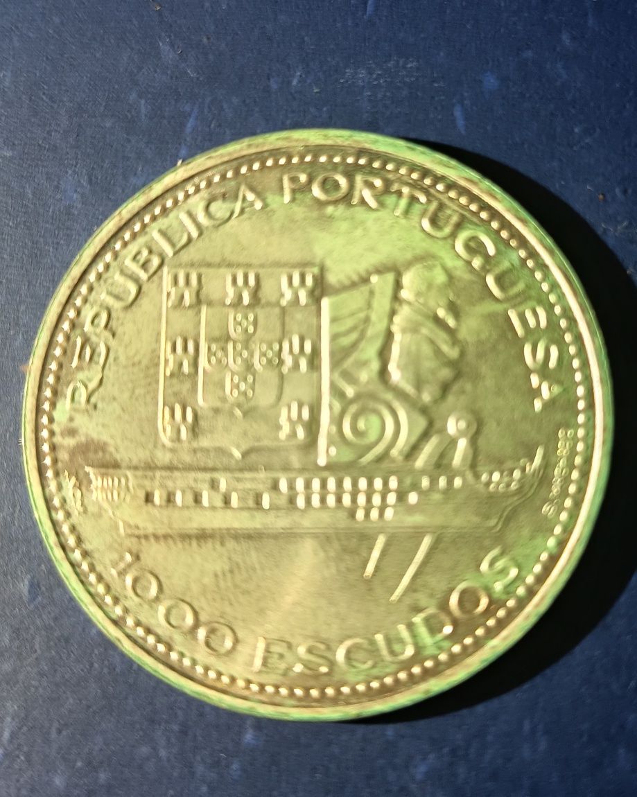 Moeda 1000 escudos 1996 Fragata D. Fernando