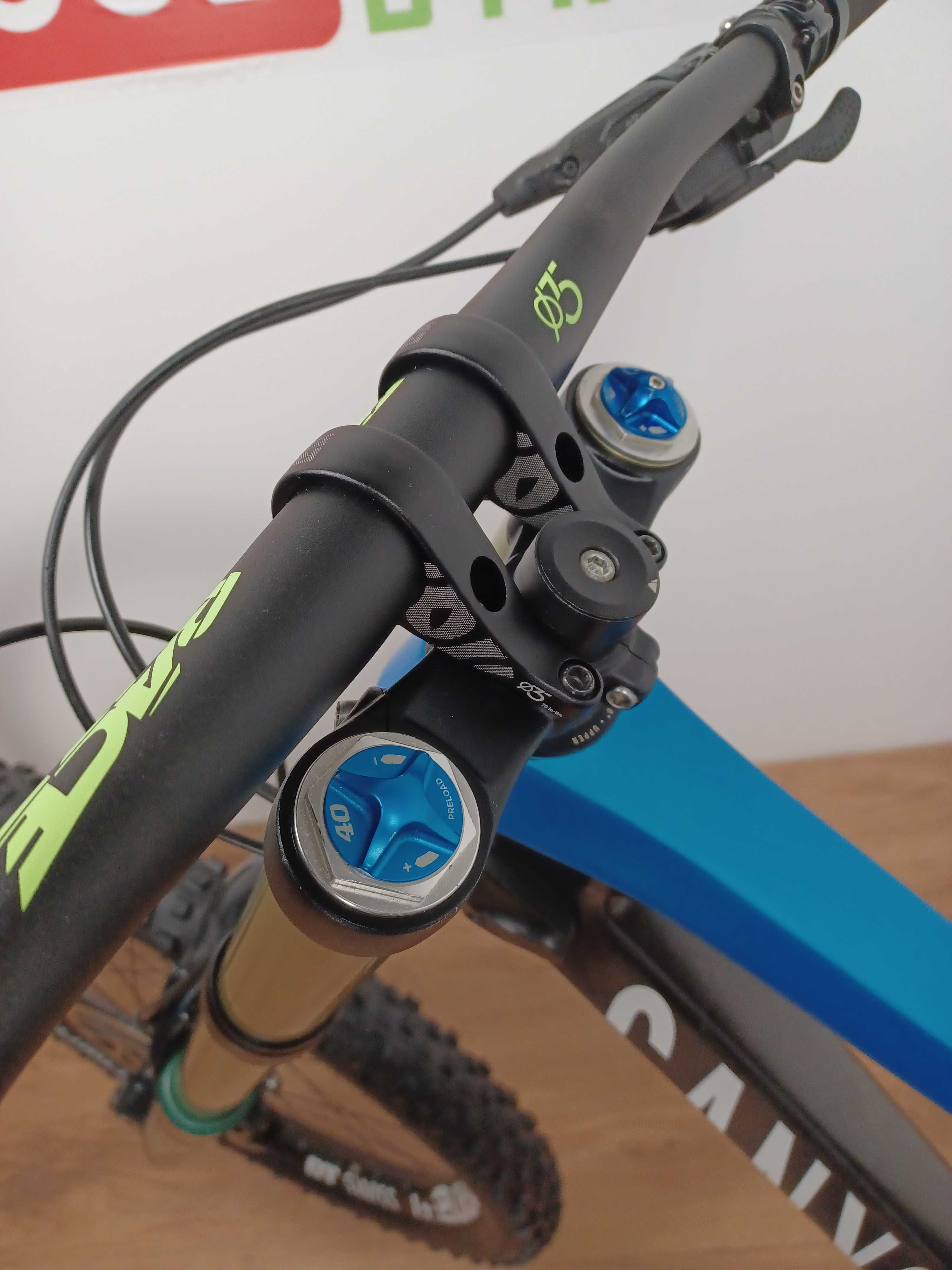 Canyon Sender CF 9.0 carbon L-ka Fox 40 RC4 Sram Code, pocisk DH!!!