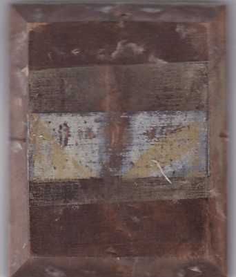 Portret olejny na desce XVIII w.