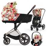 CYBEX PRIAM 4.0 SPRING BLOSSOM wózek 3w1 z fotelikiem CLOUD T i-Size