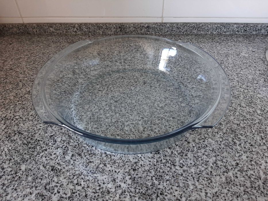 Assadeira Marinex Vidro Redonda Forno 5l