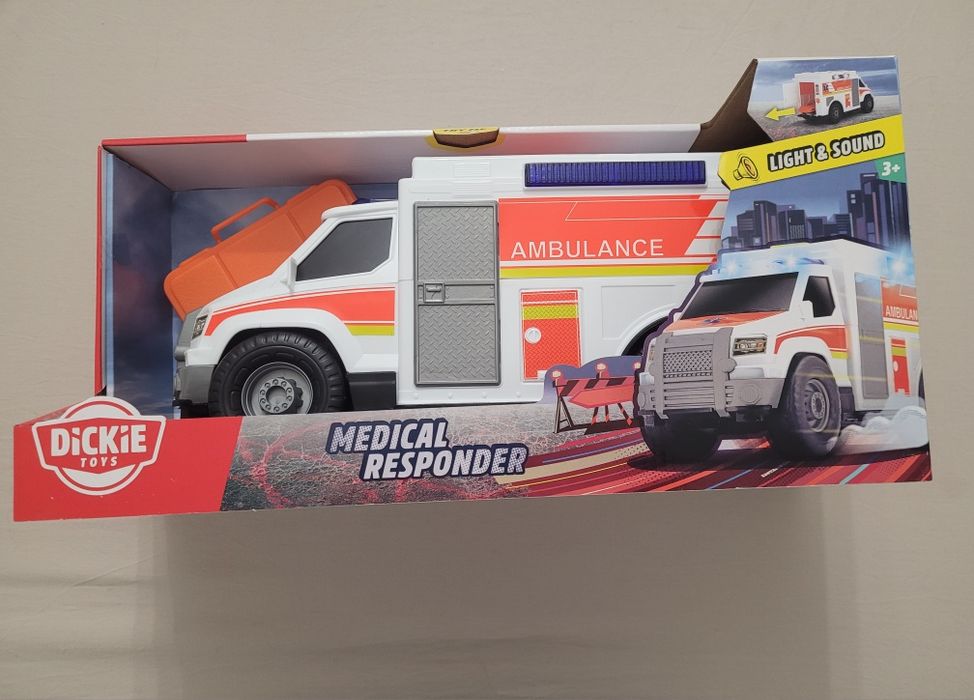 Veículo Dickie Action Series Ambulância 30 Cm