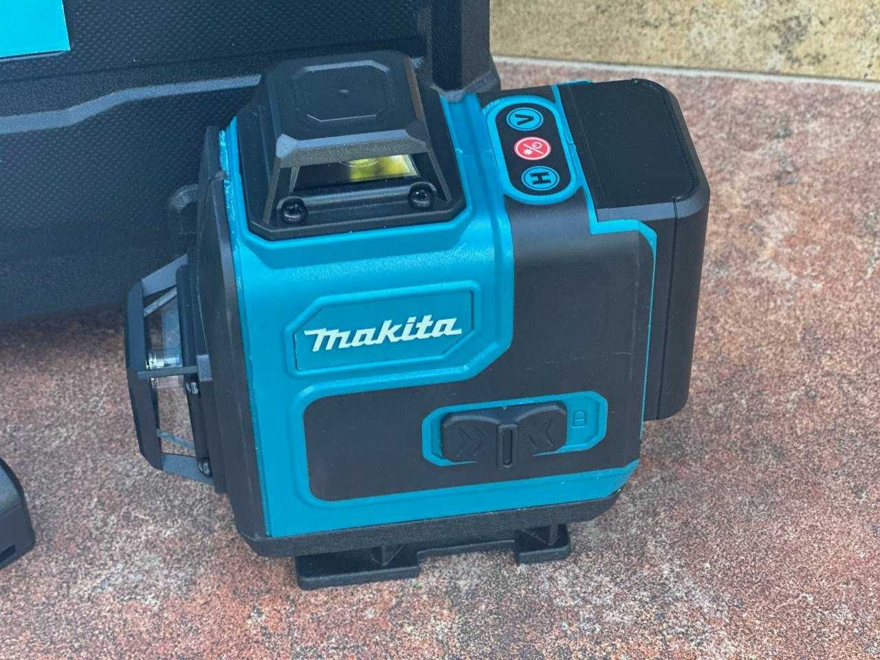 4d лазерный уровень 16 линий с дисплеем Makita. 2 аккумулятора! Макита