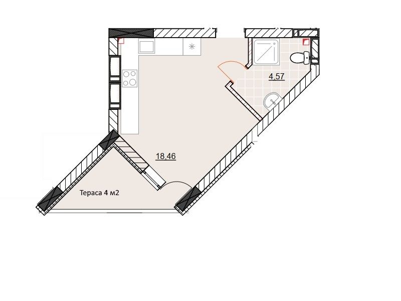 Видова смарт-квартира з балконом! $31 550