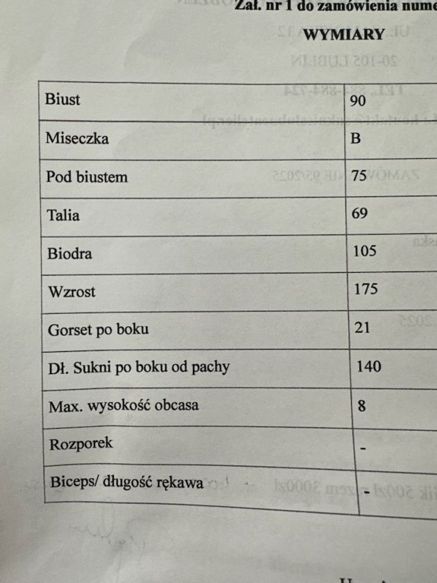 Suknia ślubna Księżniczka