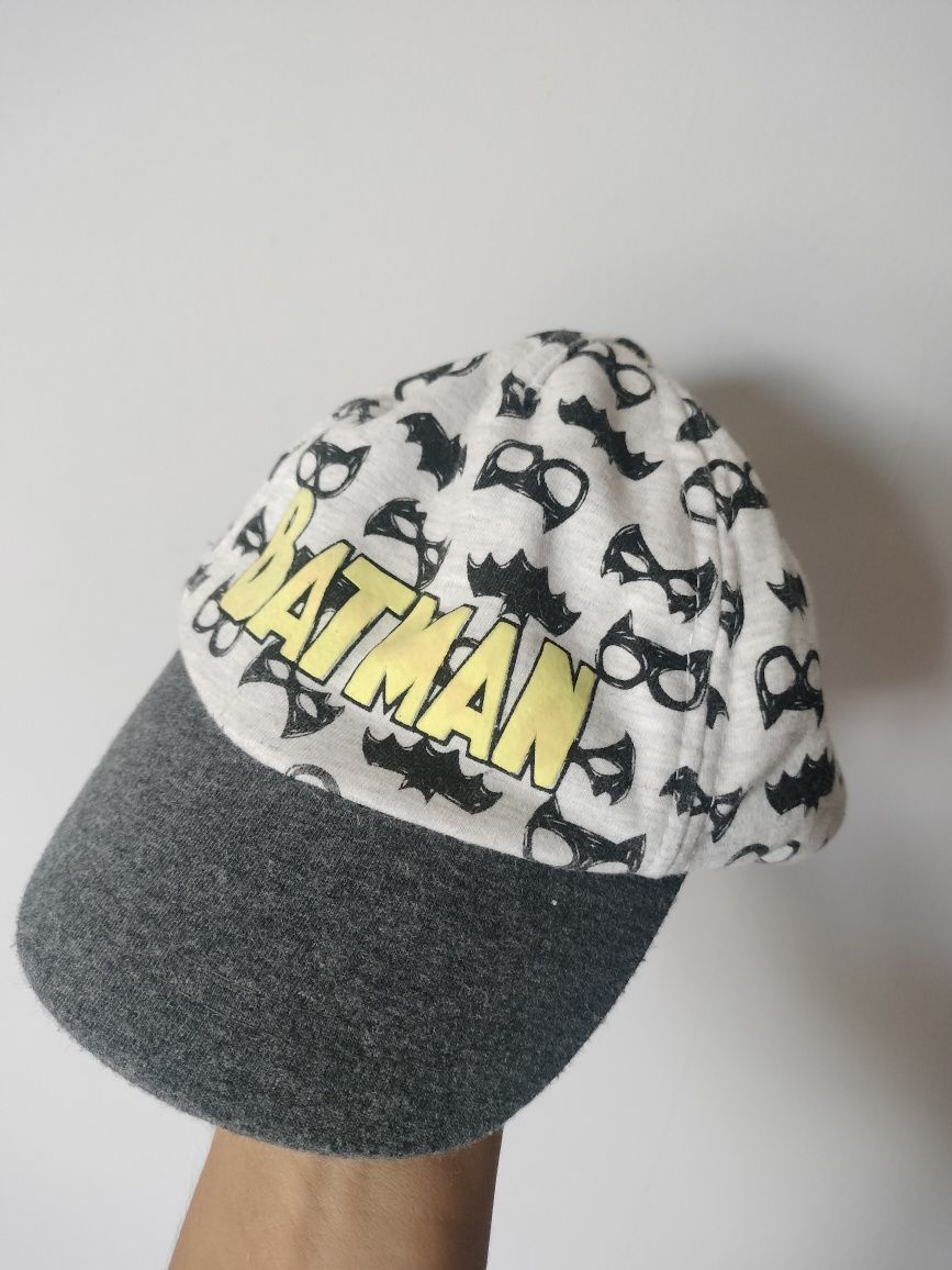 Czapka z daszkiem dla chłopca dżokejka Batman rozmiar 68/74