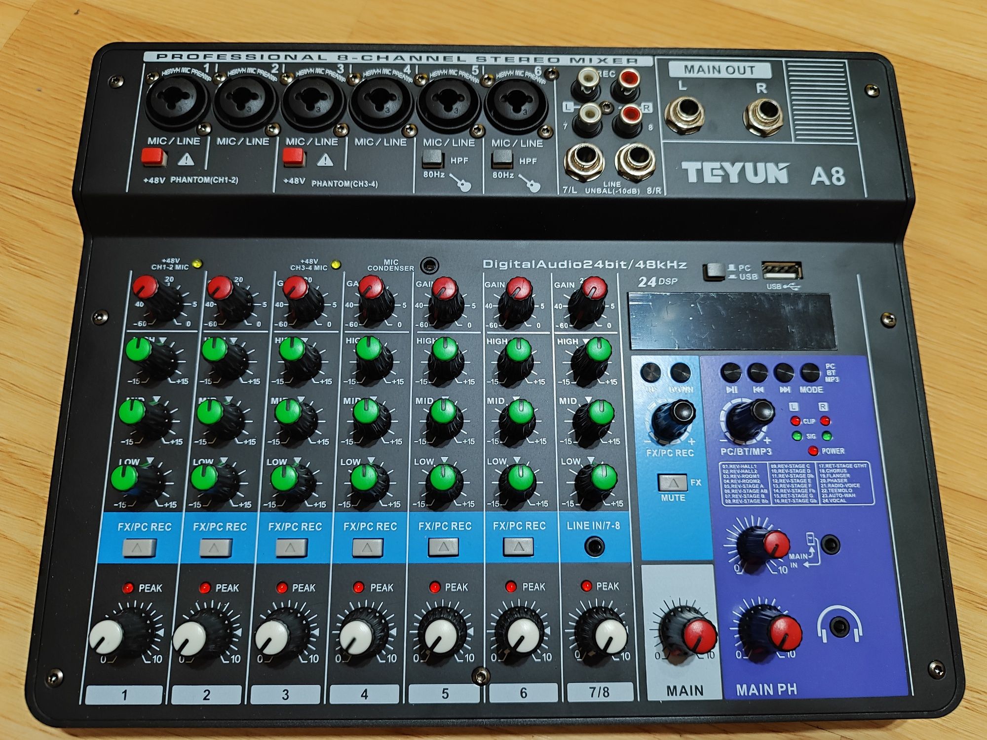 Nowy mikser audio Teyun