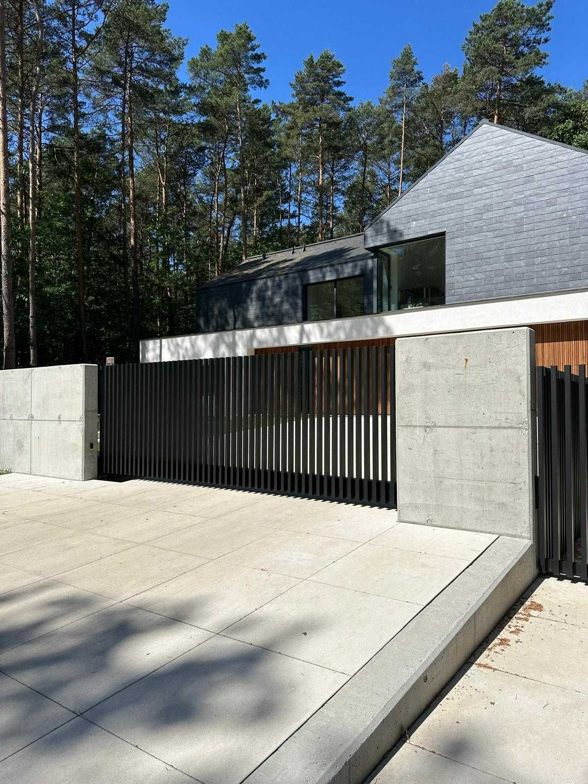 Ogrodzenie grzebieniowe płot nowoczesne ogrodzenie palisada pionowa