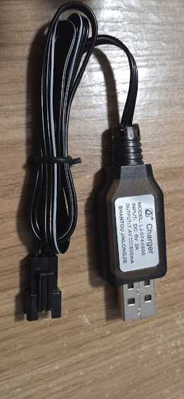 Зарядне пристрій USB для аккумулятора  7.4V 500 mAh USB SM 2Р.3P.4Р
