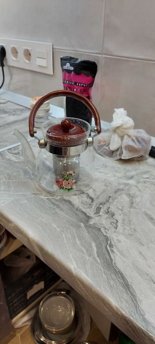 Заварник для чая стеклянный