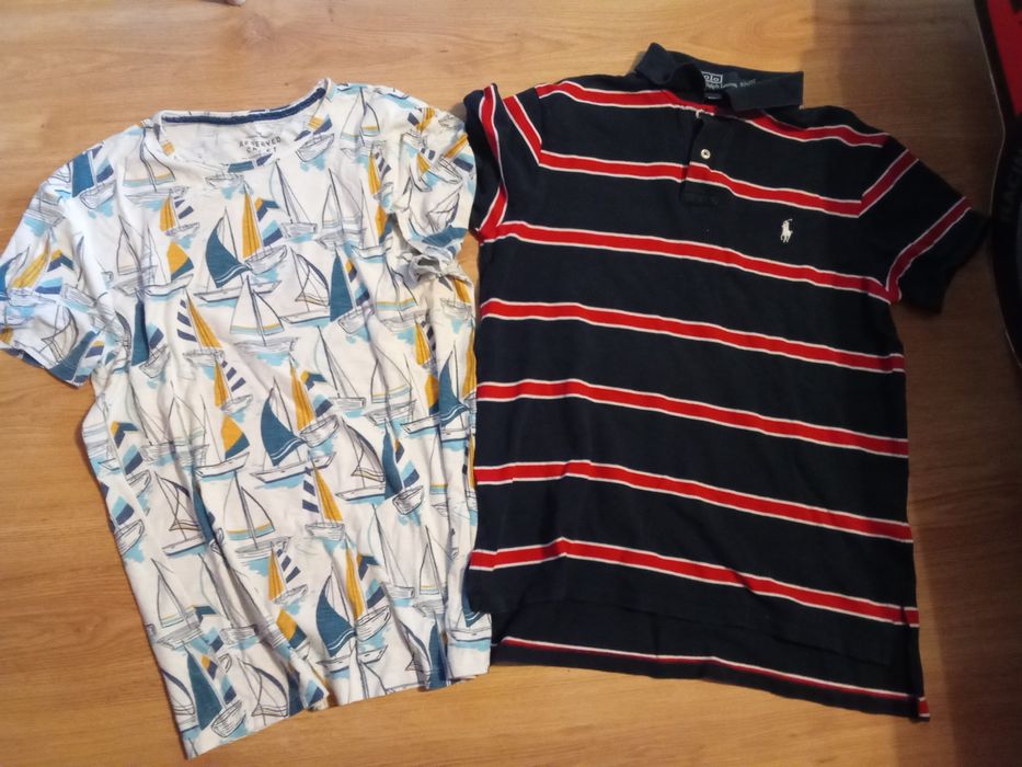 Dwie koszulki Reserved Ralph Lauren M