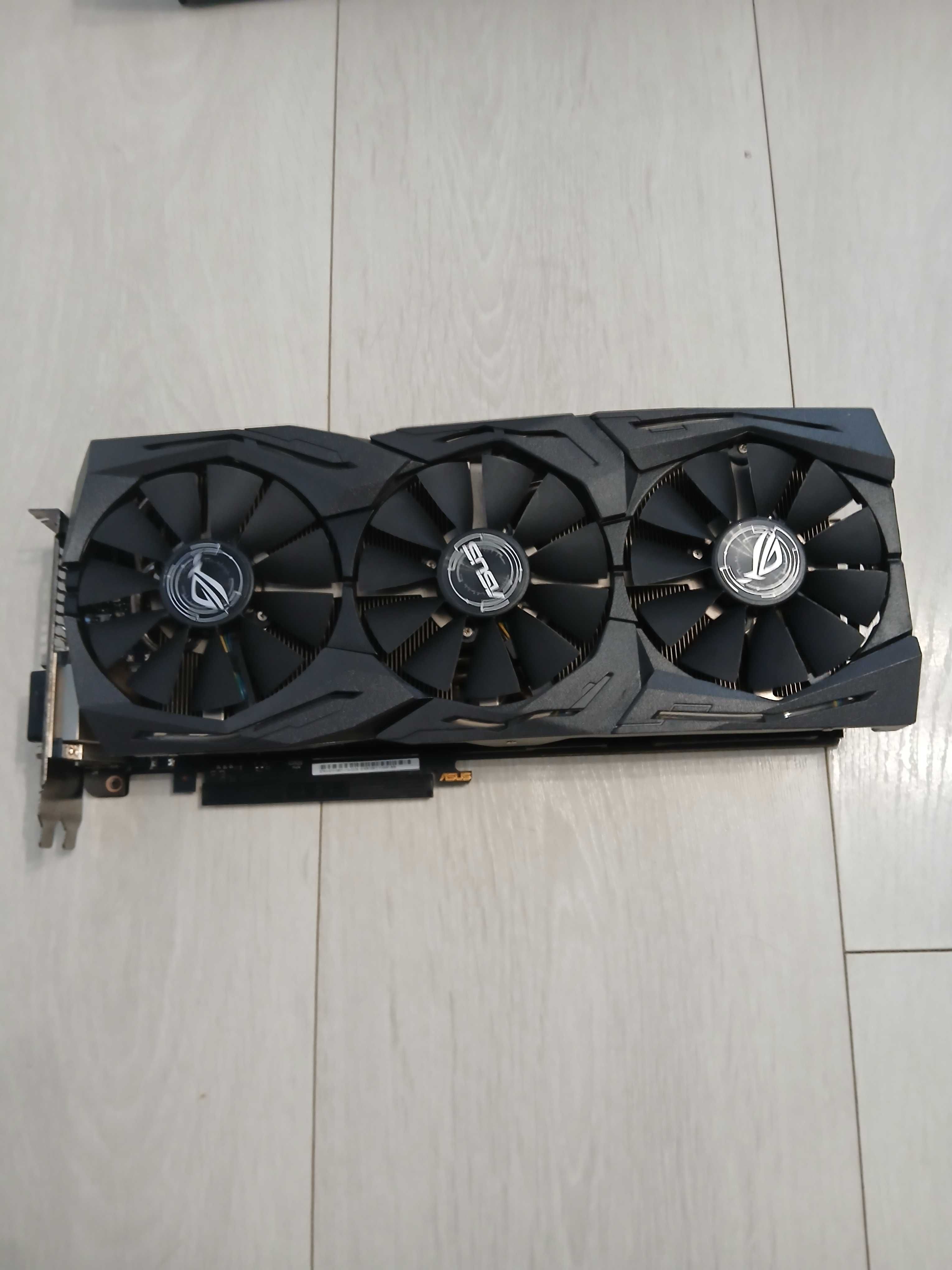 Karta graficzna ASUS ROG STRIX GeForce GTX 1080 Ti 11GB stan idealny.