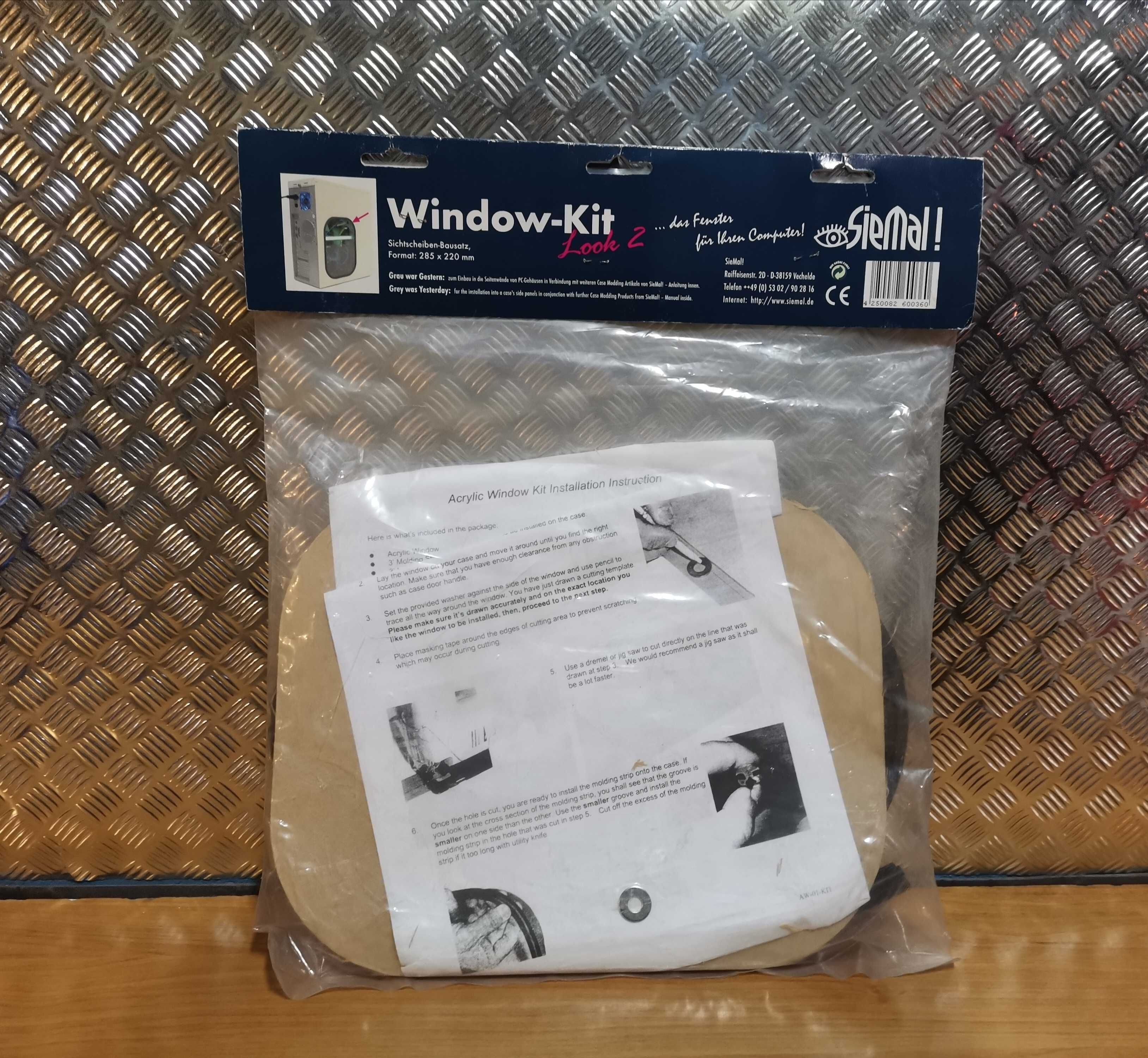WINDOW KIT Look 2 marki SIEMAL do przeszklenia obudowy komputera PC