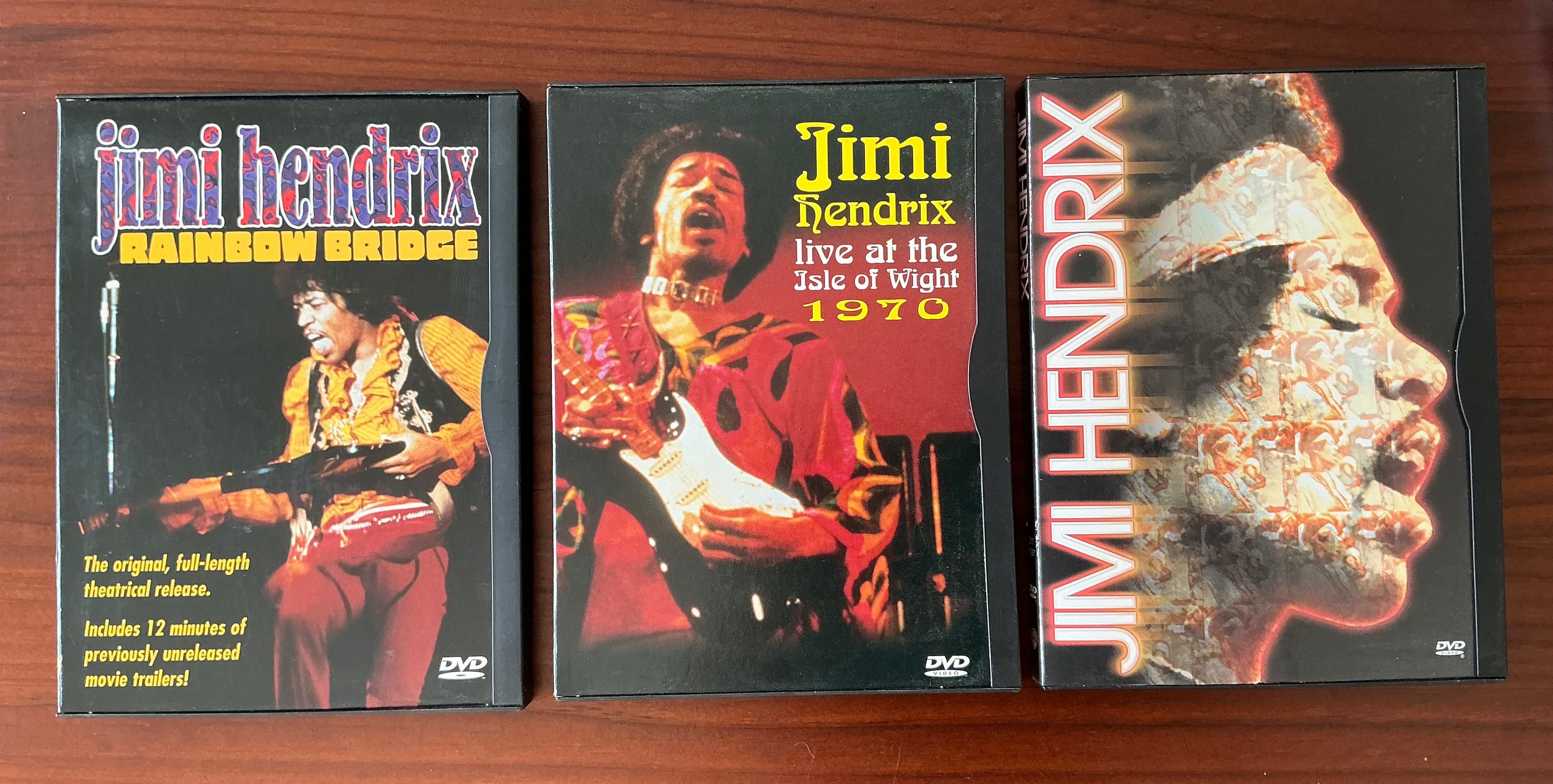 03 DVD's do Jimi Hendrix - preço IMBATÍVEL!!
