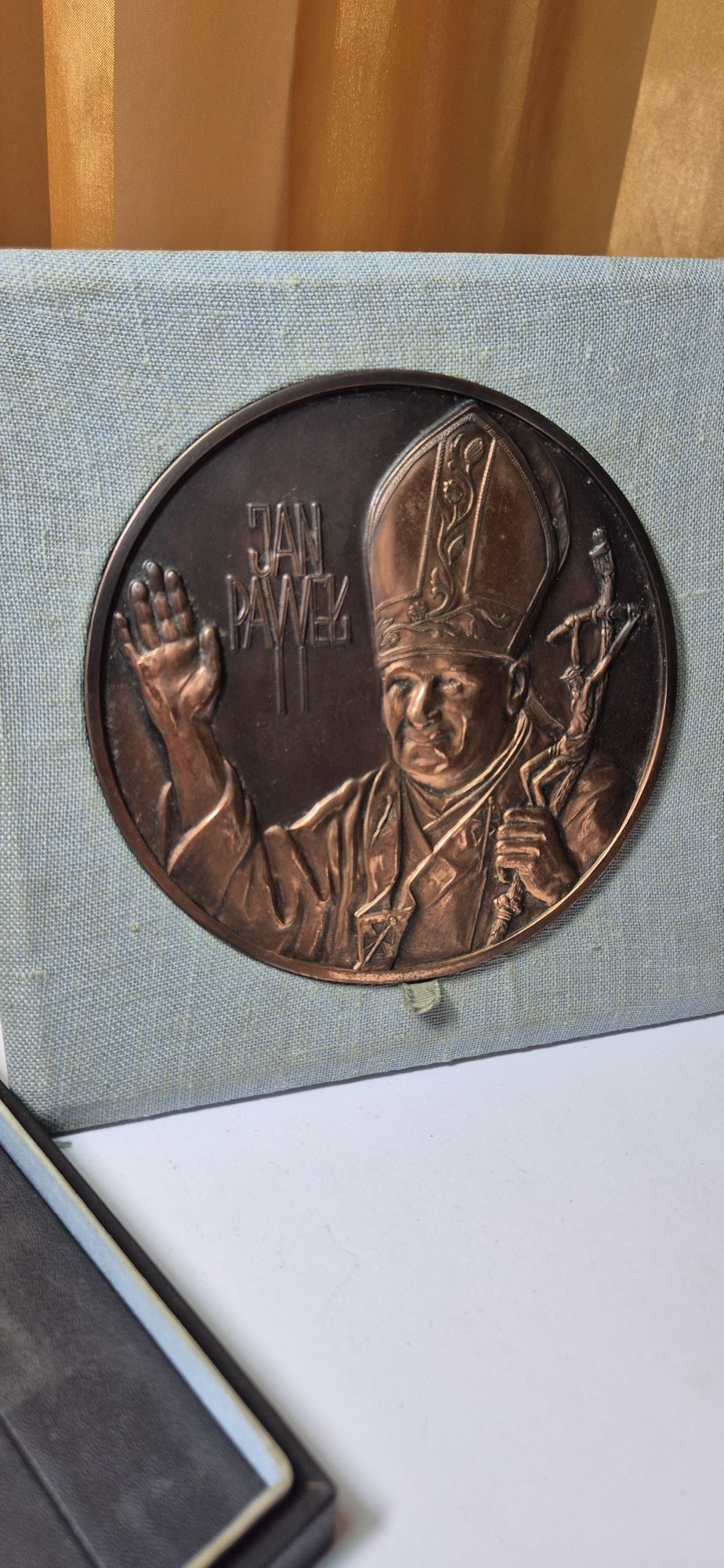 Miedziany medal pamiątka 1 z 10 z pielgrzymki Jan Paweł II 1979 unikat