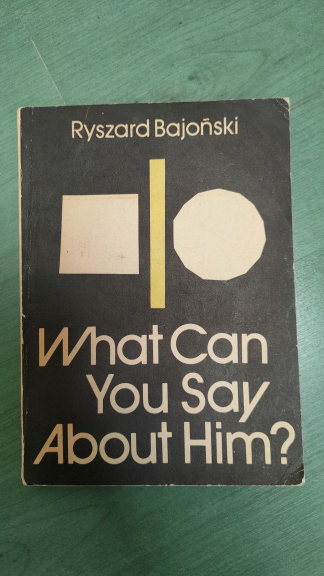 What can you say about him? Ryszard Bajońskii