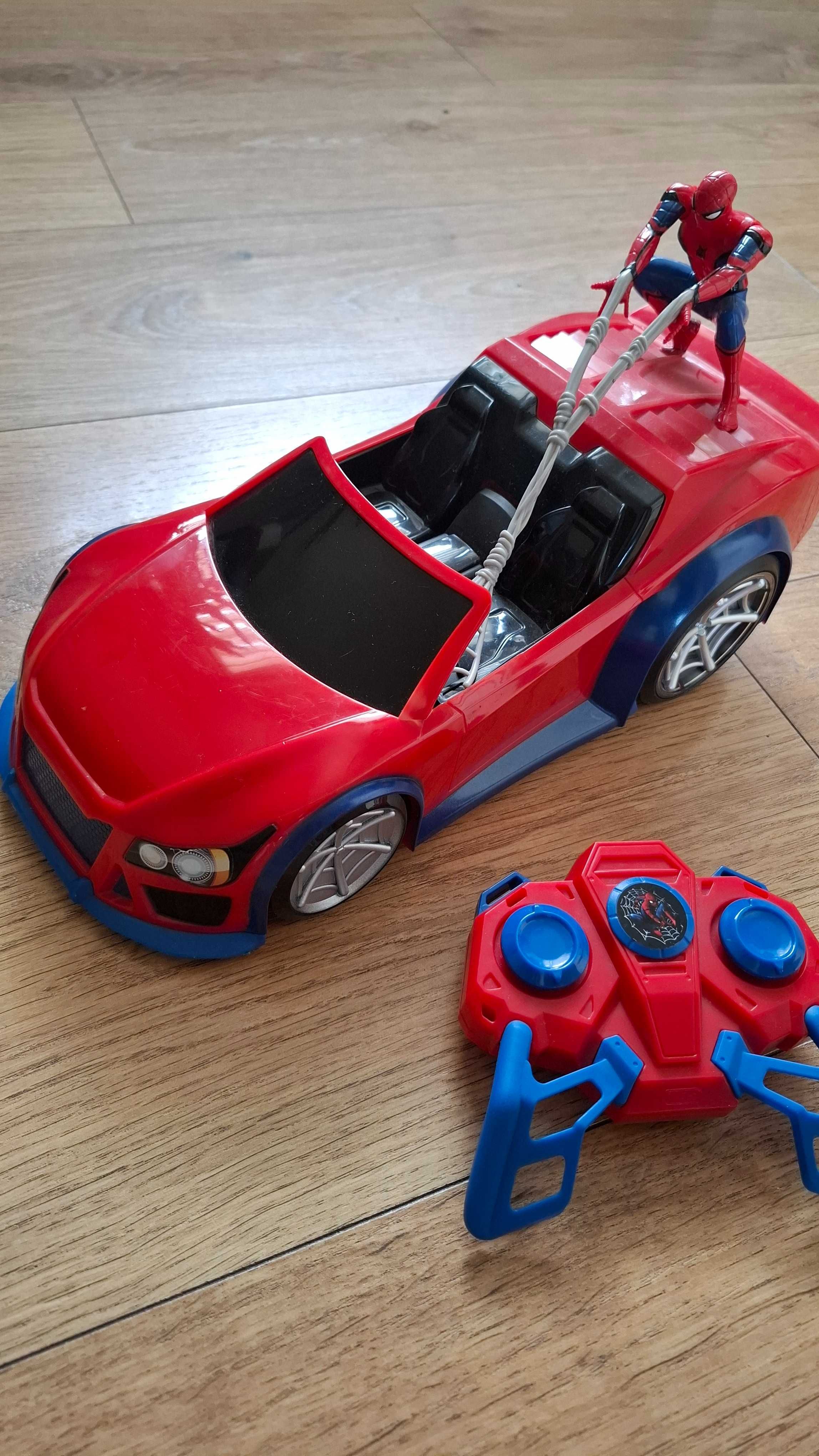 Zabawka pojazd spiderman czerwony
