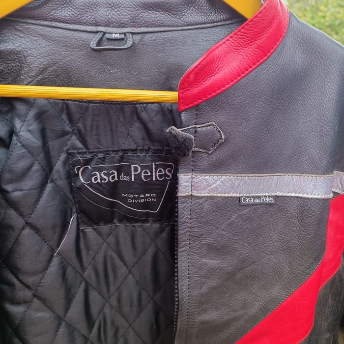 Casaco motard de homem