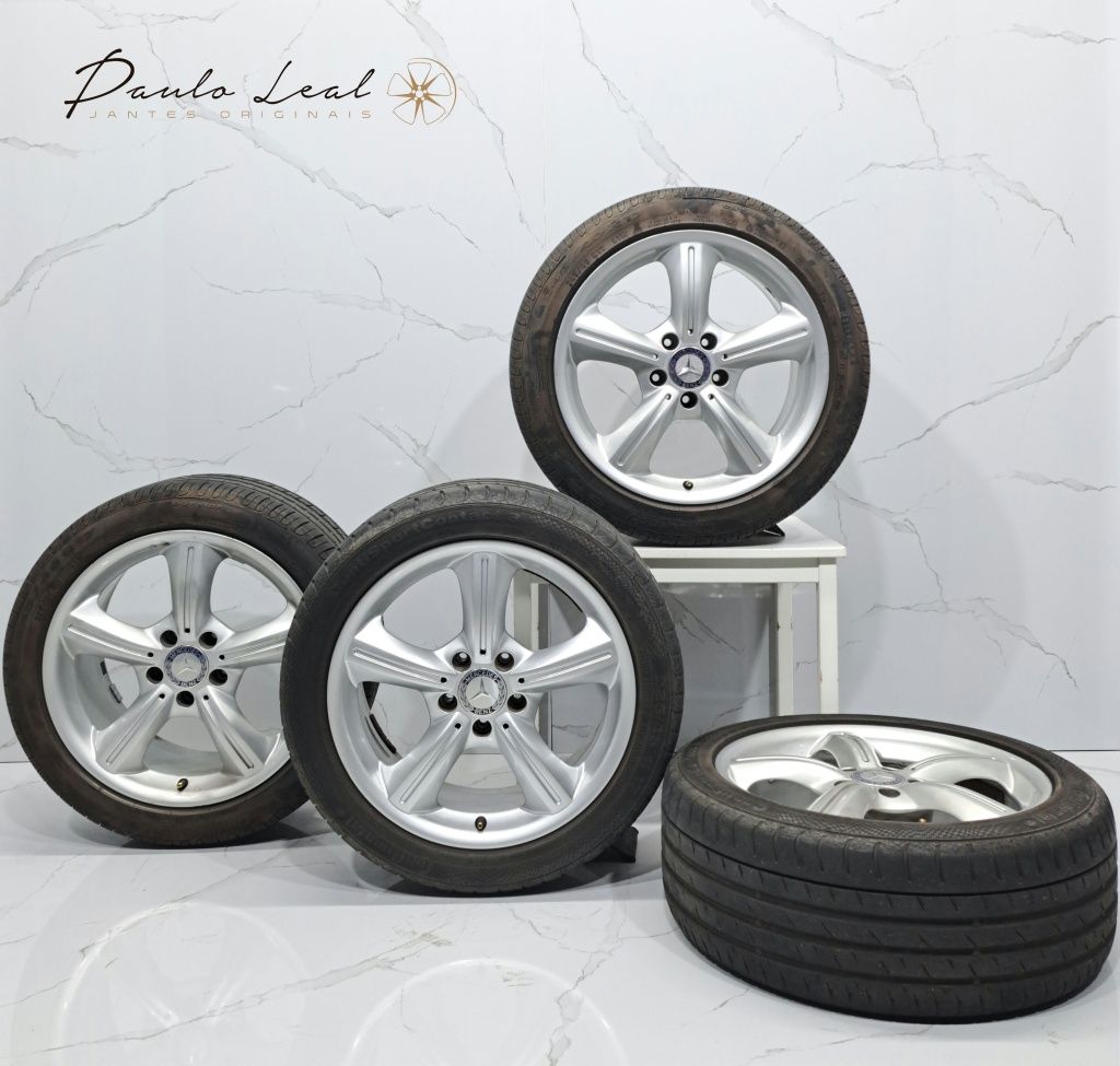 Jantes 17" originais Mercedes SLK R171 R170 CLK 209 C W203 5X112