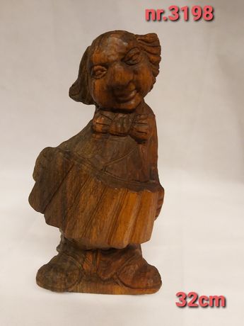 Drewniana figura, klaun nr.3198