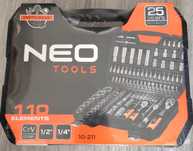 Klucze Neo Tools 110 sztuk. Zestaw kluczy. Nowe!