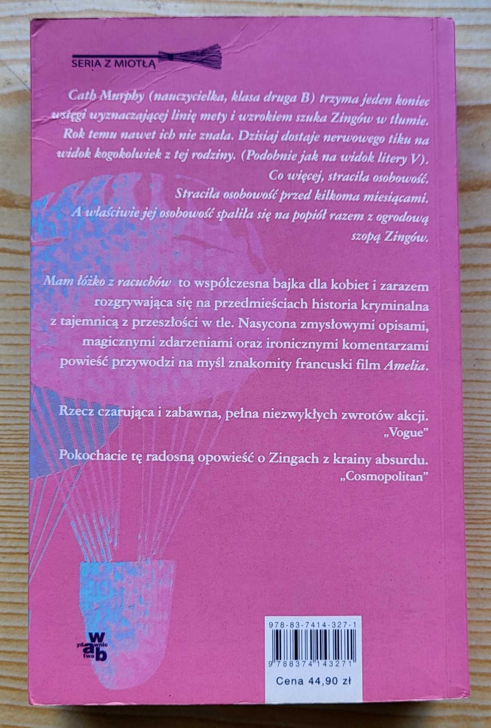 Jaclyn Moriarty "Mam łóżko z racuchów" - stan IDEALNY! - TANIO!