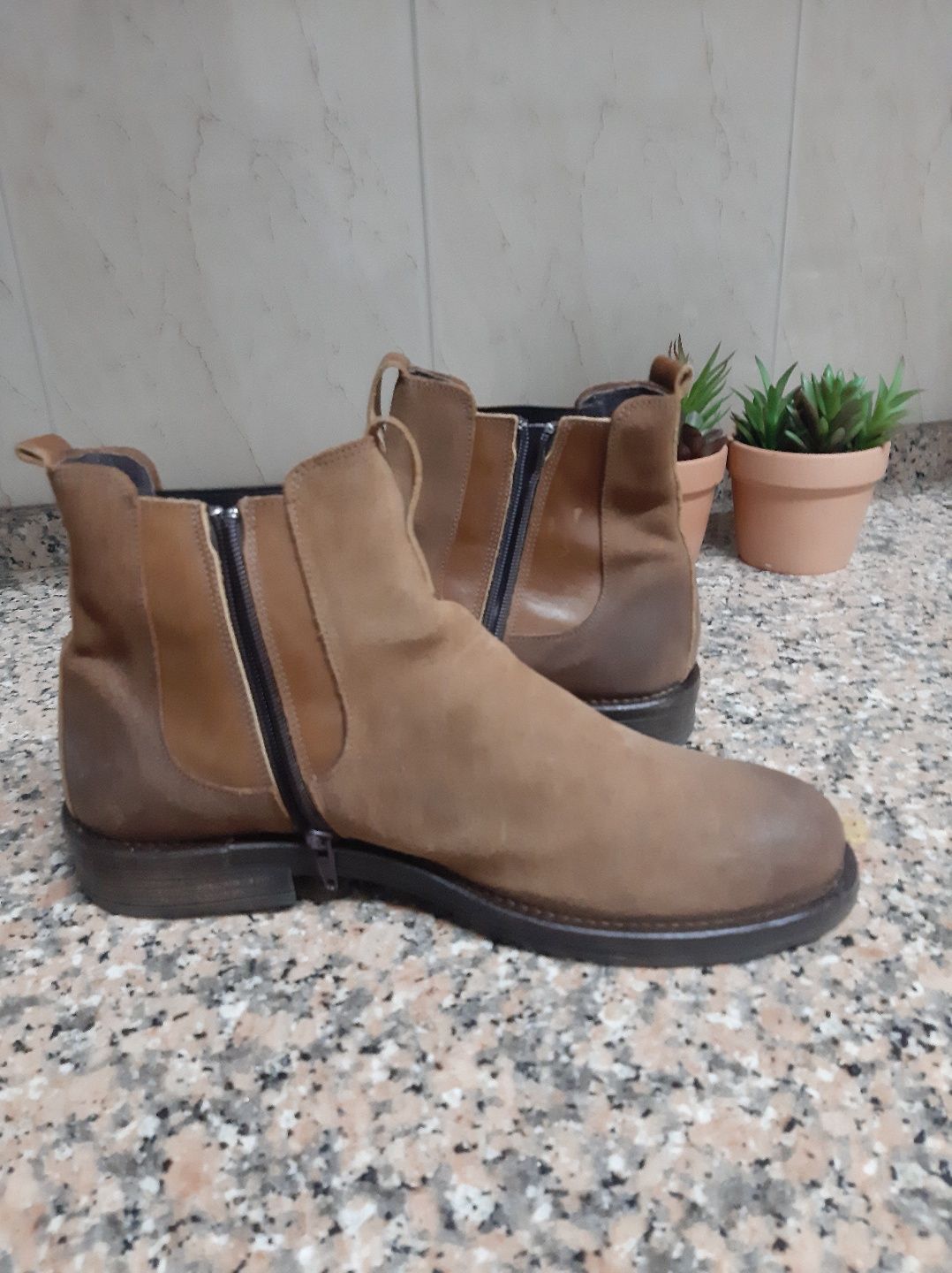 Botas Seaside Homem todas em pele