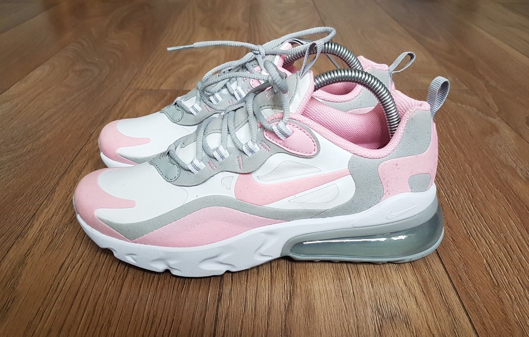 Buty Nike Air Max 270 React  Pink rozmiar 38,5 okazja Sneakers