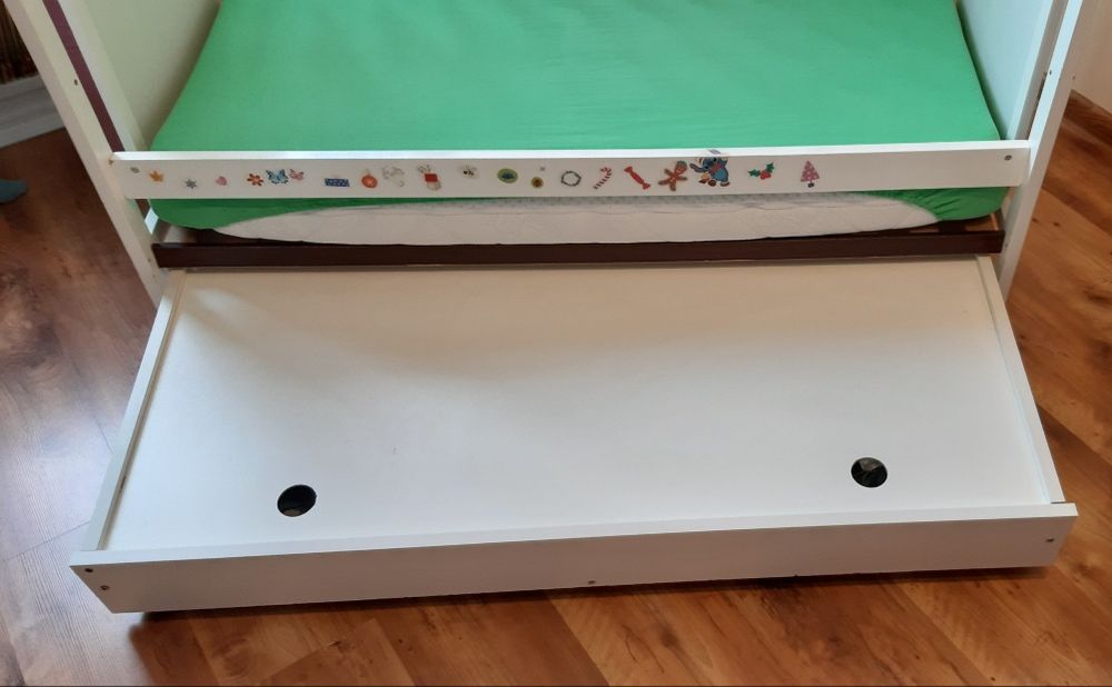 Łóżeczko dziecięce 120x60 DOWIOZĘ dostawka z szufladą