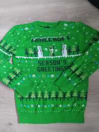 Sweter minecraft George 7-8 lat