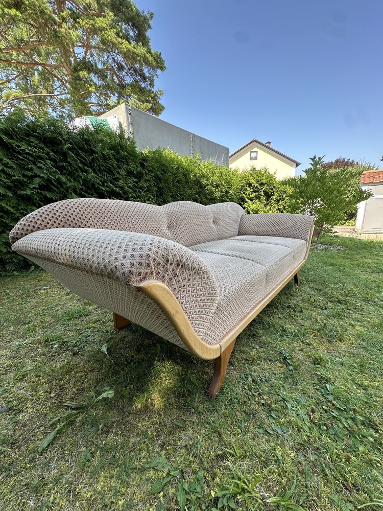 Sofa w stylu mid-century modern / art déco - lata 50. - 60.
