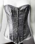 Corselet Corset Corpete lantejoulas + Cuecas fio dental