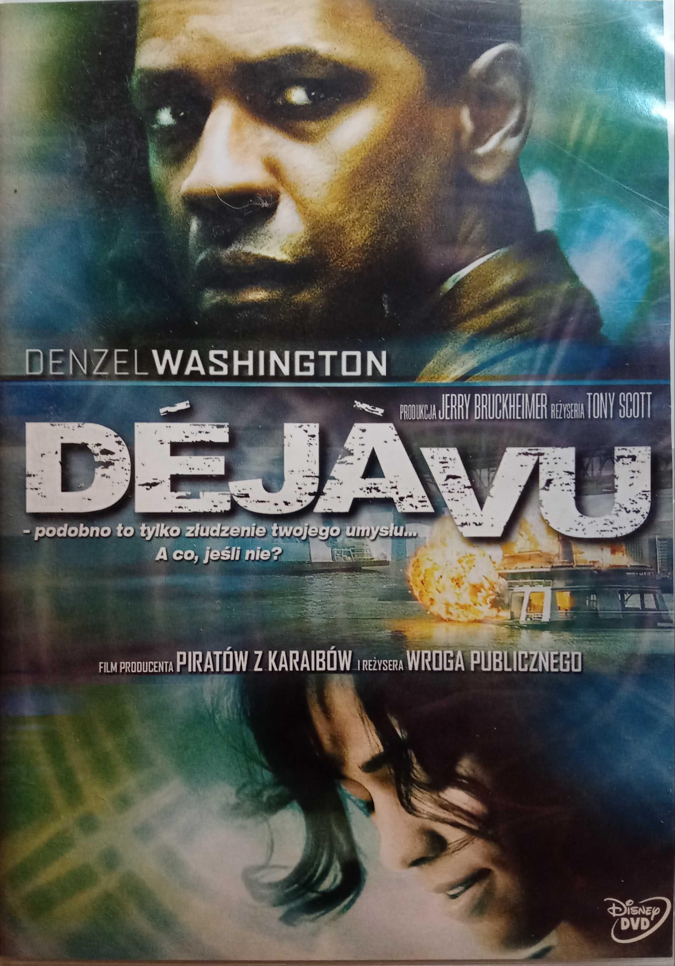 DEJAVU - DVD ,Polskie Wydanie, wys. D.WASHINGTON, Stan BDB