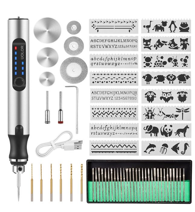 UOLOR Bezprzewodowy zestaw do grawerowania