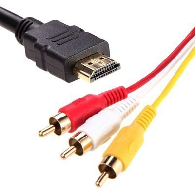 Kabel Hdmi - 3 Rca Chinch 1.5M