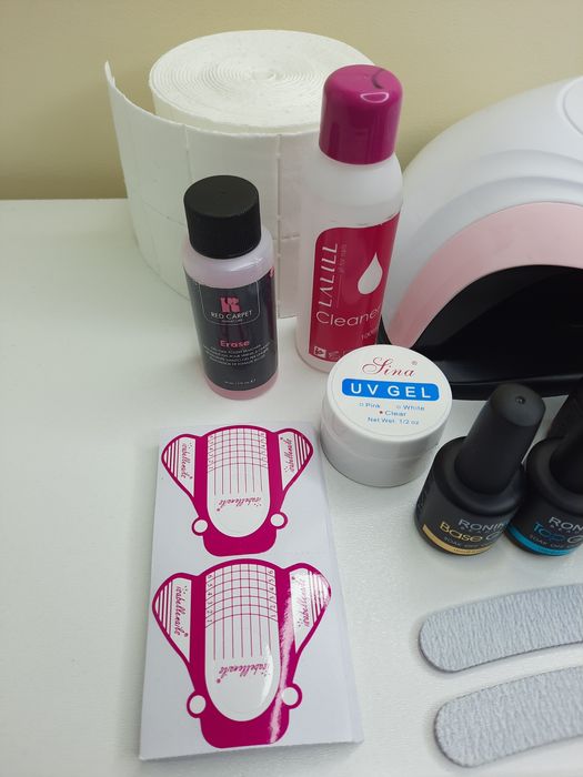 zestaw do paznokci hybryd przedłużania